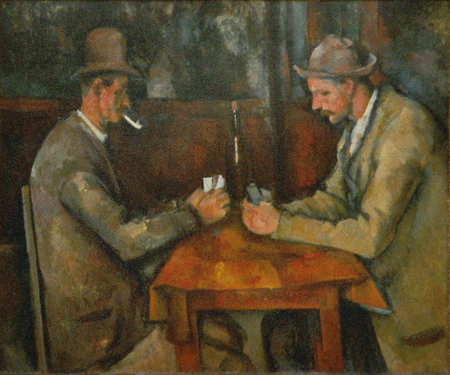 Les joueurs de cartes - Paul C&eacute;zanne