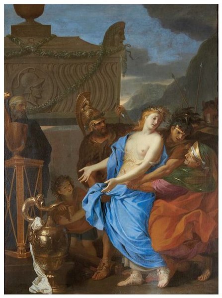 Le sacrifice de Polyx&egrave;ne - Charles Lebrun