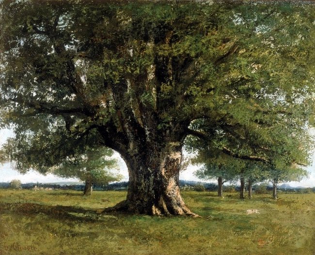 Le ch&ecirc;ne de Flagey - Gustave Courbet