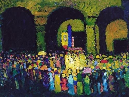 Eglise Ludwig &agrave; Murnau, par Wassily Kandinsky