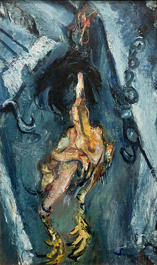 Le poulet plum&eacute; - Soutine
