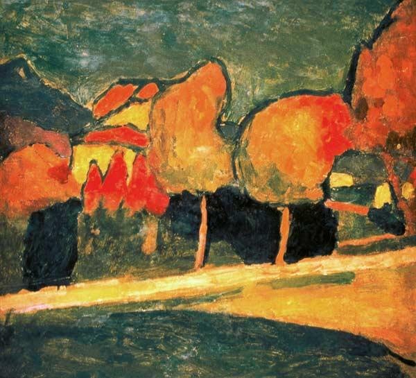 Paysage de Murna&uuml; -Paula Modersohn-Becker