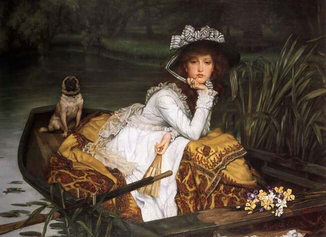 Jeune femme dans un b