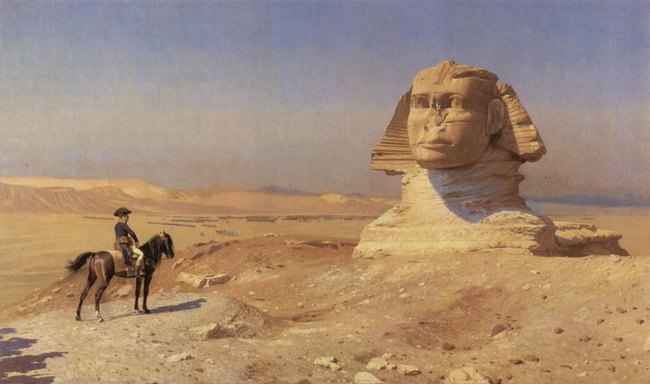 Bonaparte devant le sphinx - J.L G&eacute;r&ocirc;me