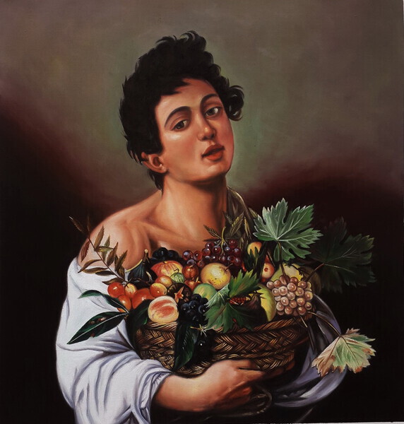 Gar&ccedil;on &agrave; la corbeille de fruits - Le Caravage