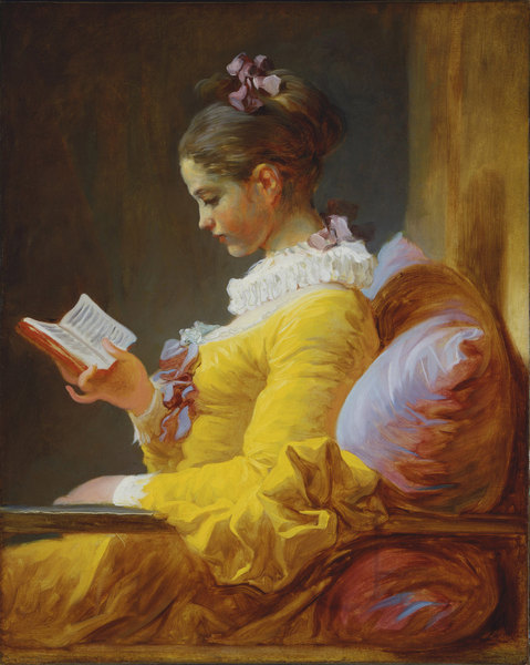 Jeune fille Lisant - Jean Honor&eacute; Fragonard