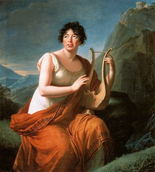 Portrait de Mme de Sta&euml;l -E. Vig&eacute;e le Brun