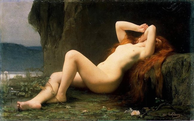 Marie Madeleine dans la grotte -Jules Lefebvre