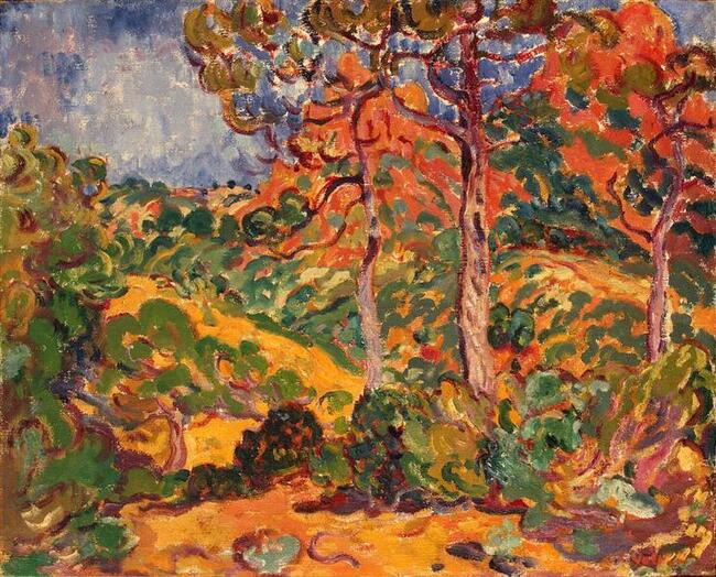 Soleils &agrave; travers les arbres - Louis Valtat