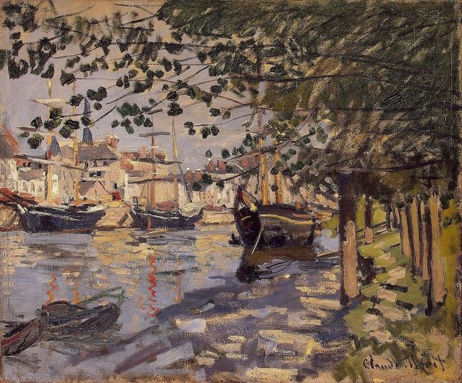La Seine à Rouen  - Claude Monet