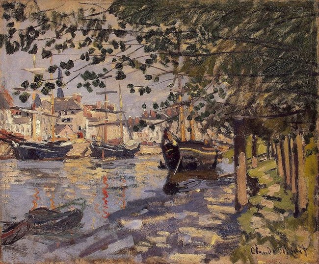 La Seine &agrave; Rouen  - Claude Monet