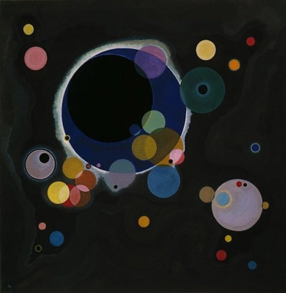 Plusieurs cercles Wassily Kandinsky