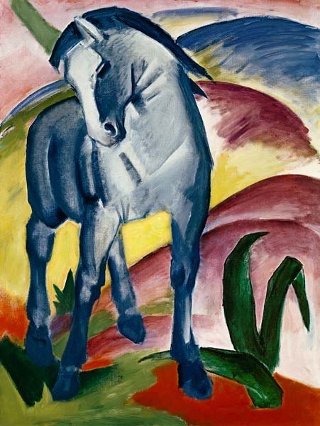 Cheval Bleu -Franz Marc