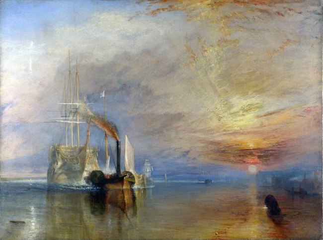le dernier voyage du T&eacute;m&eacute;raire - Turner