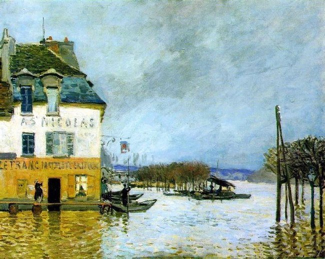 Inondation &agrave; Port Marly - Sysley