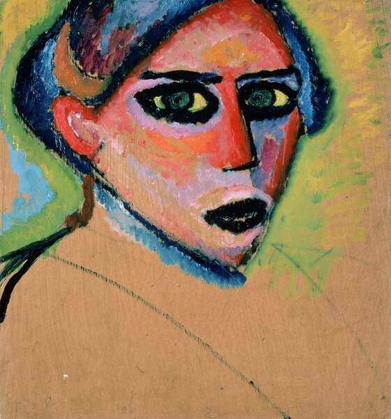 T&ecirc;te de femme - 1911 - Alexi Jawlensky