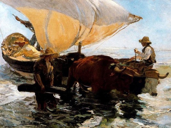 Retour de la p&ecirc;che - Joaquin Sorolla