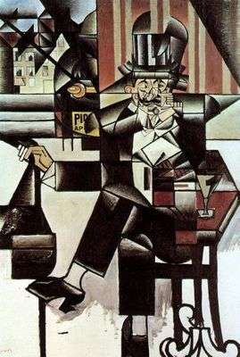 L'homme au caf&eacute; (I) - Juan Gris