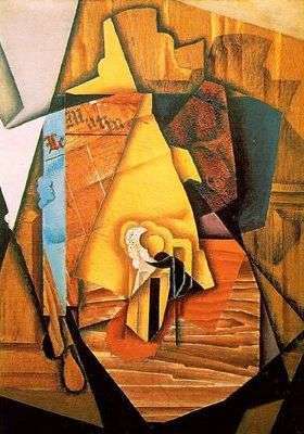 L'homme au caf&eacute; (II) - Juan Gris