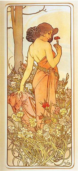 Carnation - Alfons Mucha