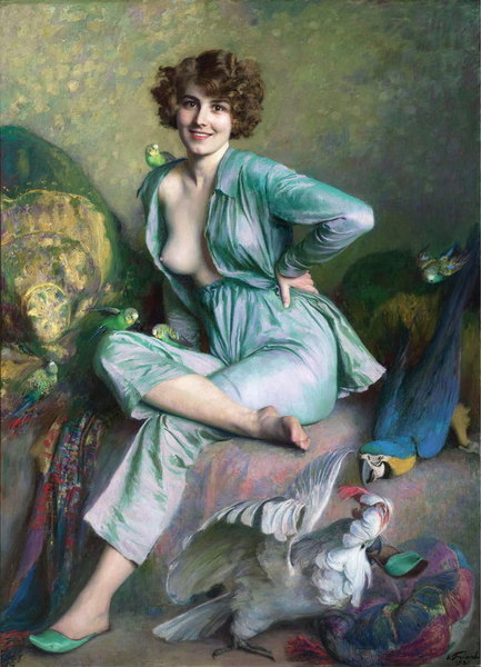 Les oiseaux familiers - Emile Friant