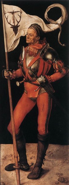 Saint Eustache autel de Paumgartner -Albrecht Dürer