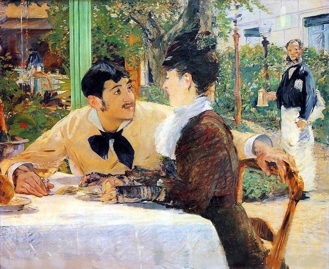 chez le p&egrave;re Lathuile - Manet