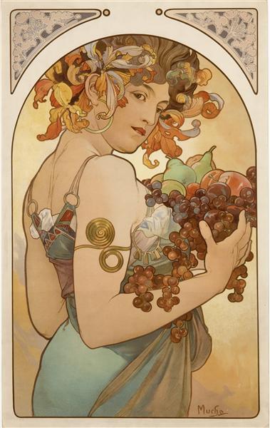 Fruit - Alphonse MUCHA