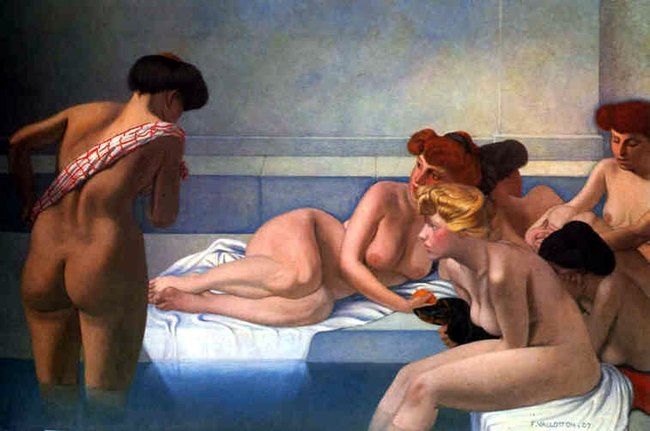 le bain turc - Félix Vallotton