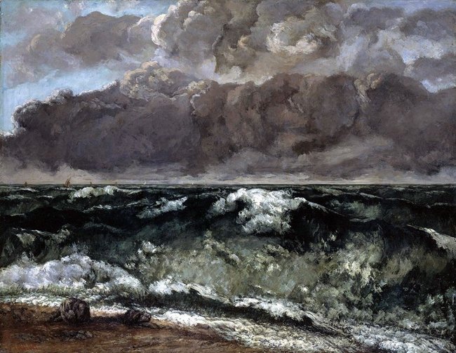 La vague -Courbet