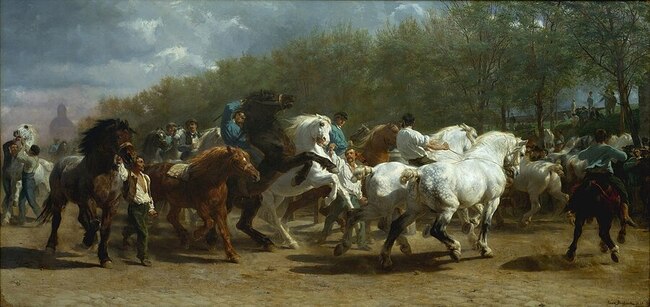 Le march&eacute; aux chevaux - Rosa Bonheur