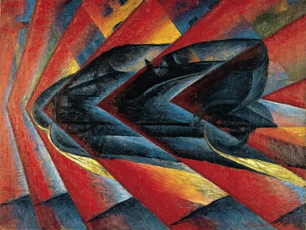 Dynamisme d'une automobile - 1912 Luigi Russolo