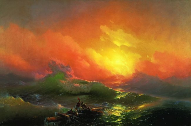 La neuvième vague - Ivan Aïvazovky