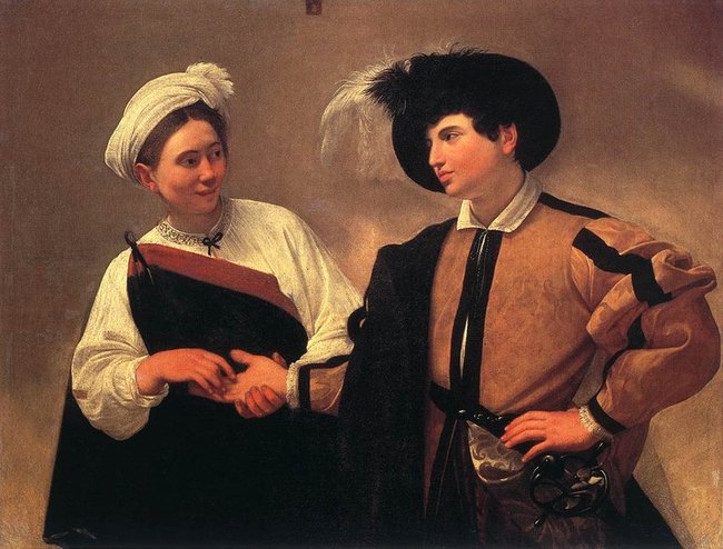 2 - La diseuse de bonne aventure - Le Caravage - Rome