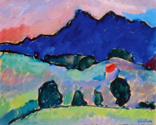 Montagne bleue - Alexi Jawlensky