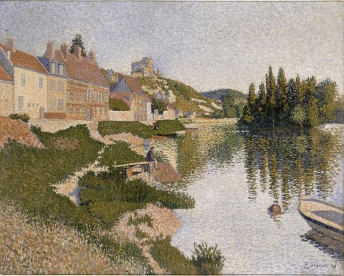 Andelys, la berge  - Paul Signac