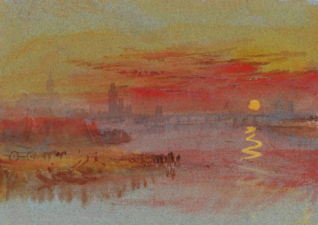 Coucher de soleil écarlate - William TURNER