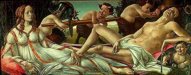 Mars et Venus - Sandro Botticelli