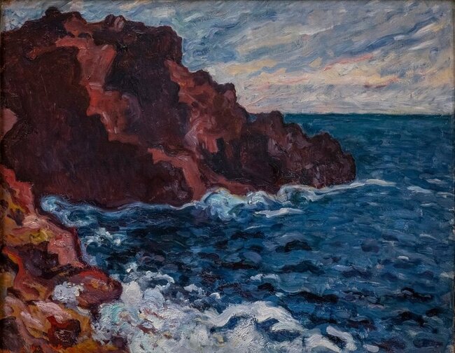 Rochers violets -Louis Valtat