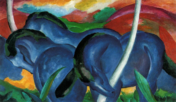 grands Chevaux bleus - Franz Marc