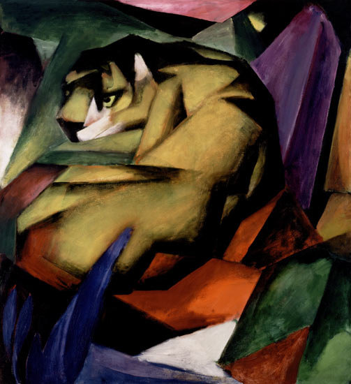 Le tigre - Franz Marc