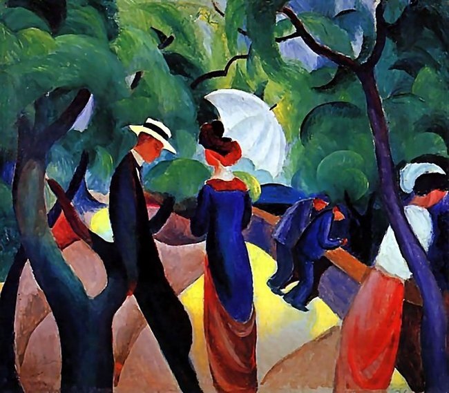 Promenade - August Macke