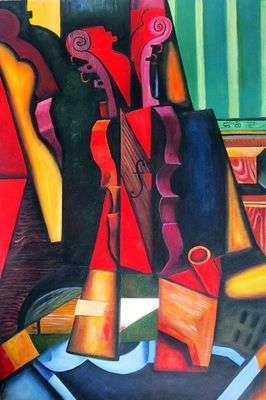 Violon et guitare - Juan Gris