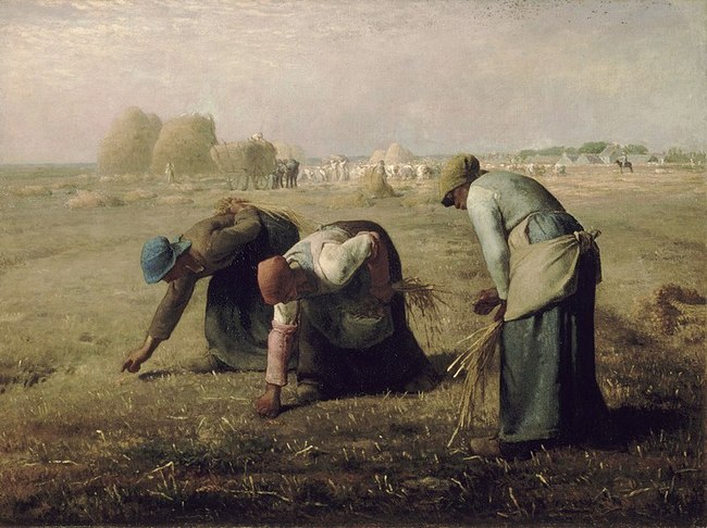 Les glaneuses - Jean François Millet