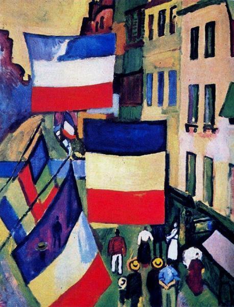 Rue pavoisée - Raoul DUFY