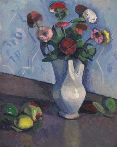 Les Zinnias - Maurice Asselin