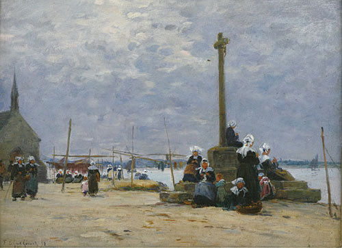 L'attente au port - LEGOUT-GERARD Fernand