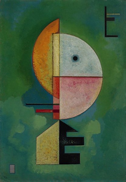 Vers le haut, par Wassily Kandinsky