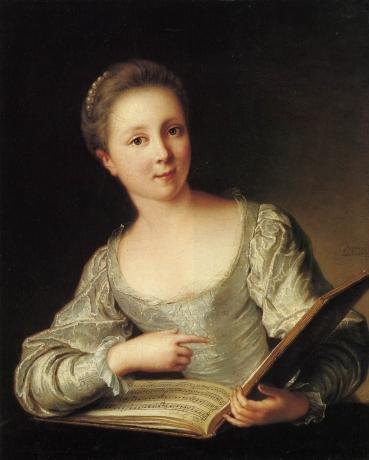 Portrait de Jeune Femme - JM Nattier