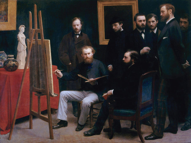 Un atelier aux Batignolles - Fantin-Latour